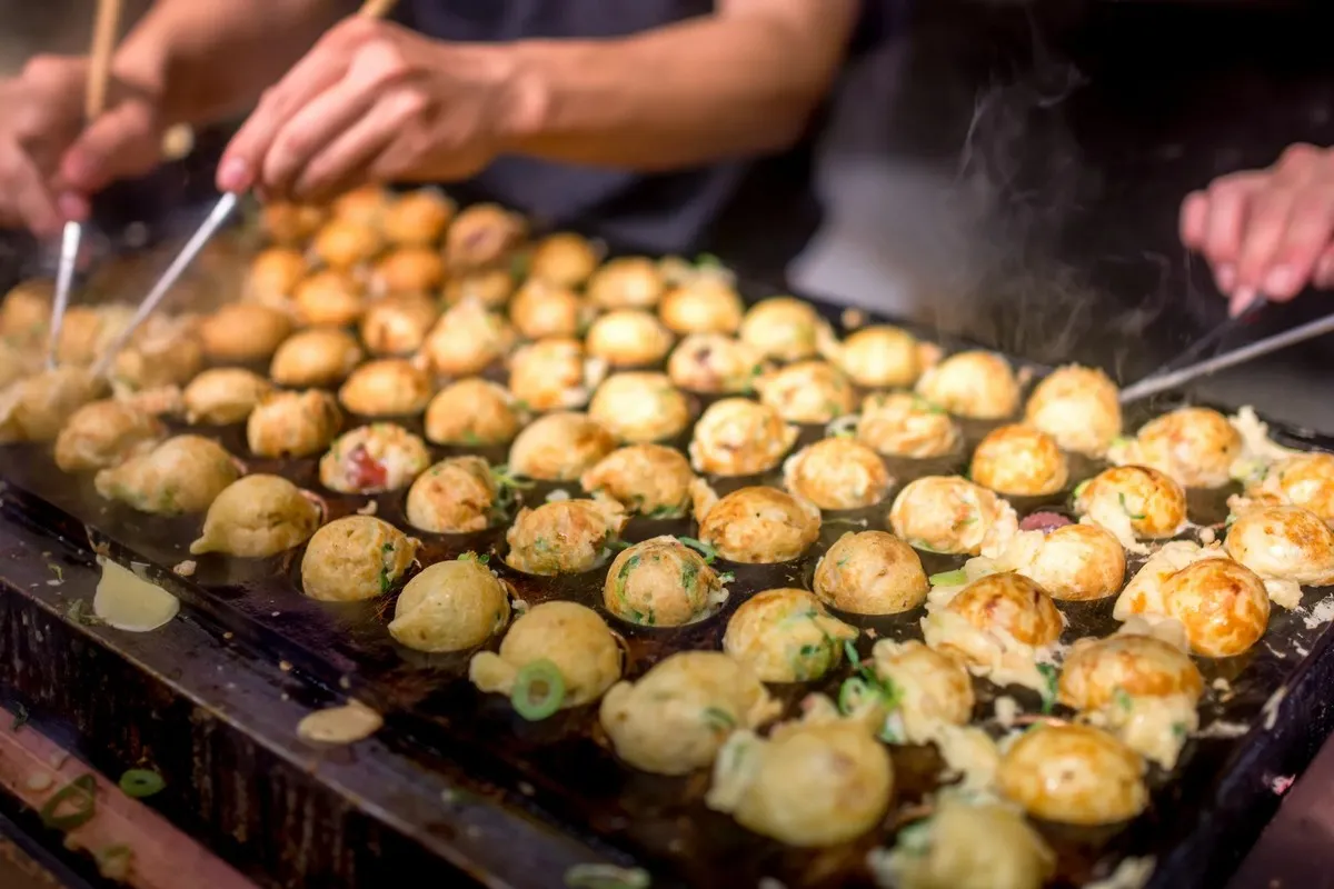 Takoyaki in Osaka
