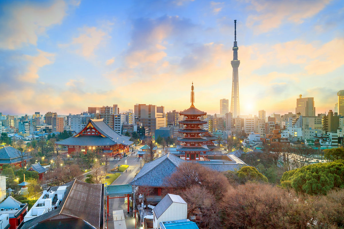 Asakusa and Tokyo Skytree,
Tokyo